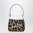 Leopard-print pouch in fur-effect fabric