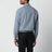 Graue Hemdjacke aus Wolle