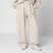 Beige Gros Grain cotton jogging trousers