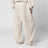 Pantalone jogging Gros Grain beige in cotone