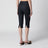 Jeans Capri a vita alta in denim blu navy