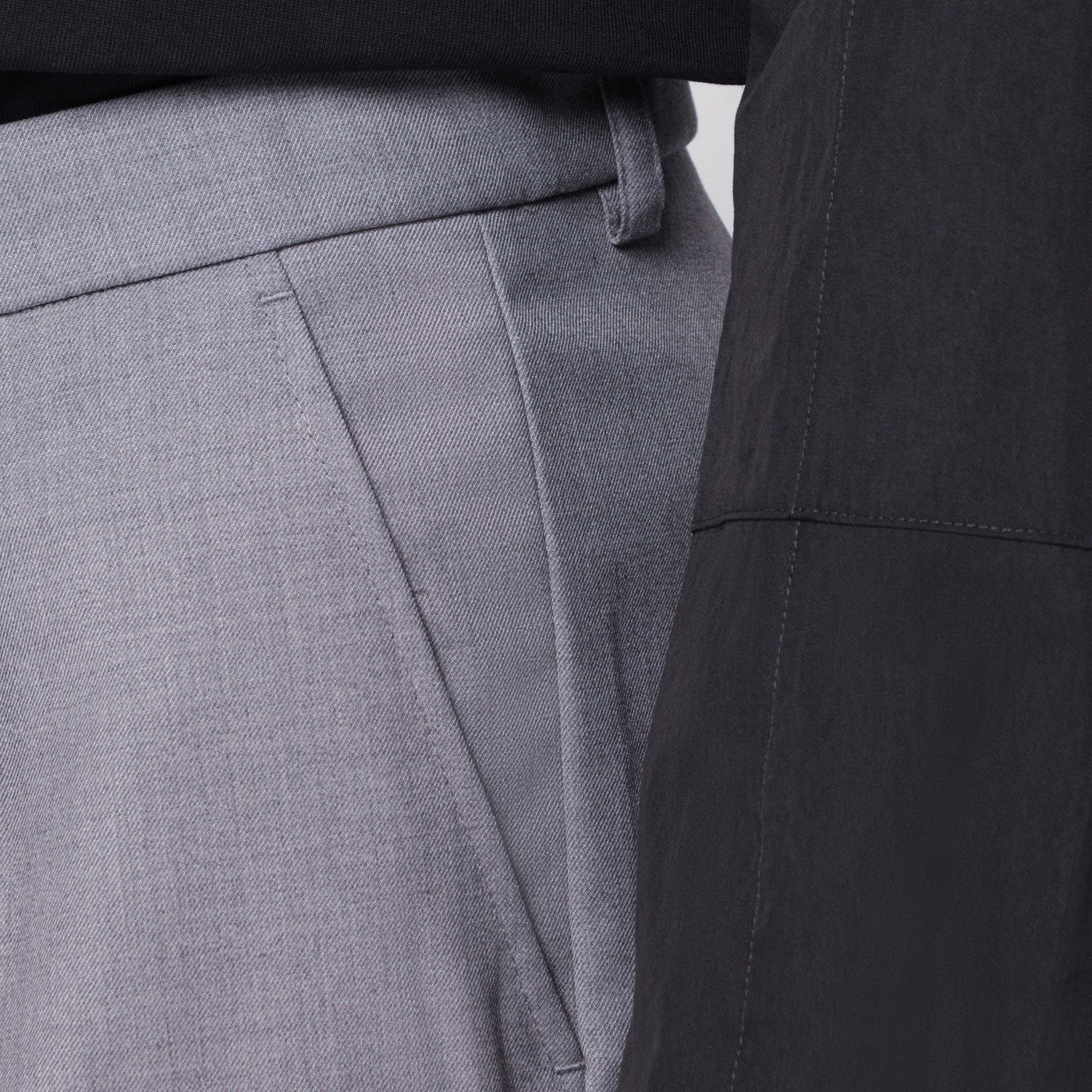 Peacemaker grey wool-blend trousers