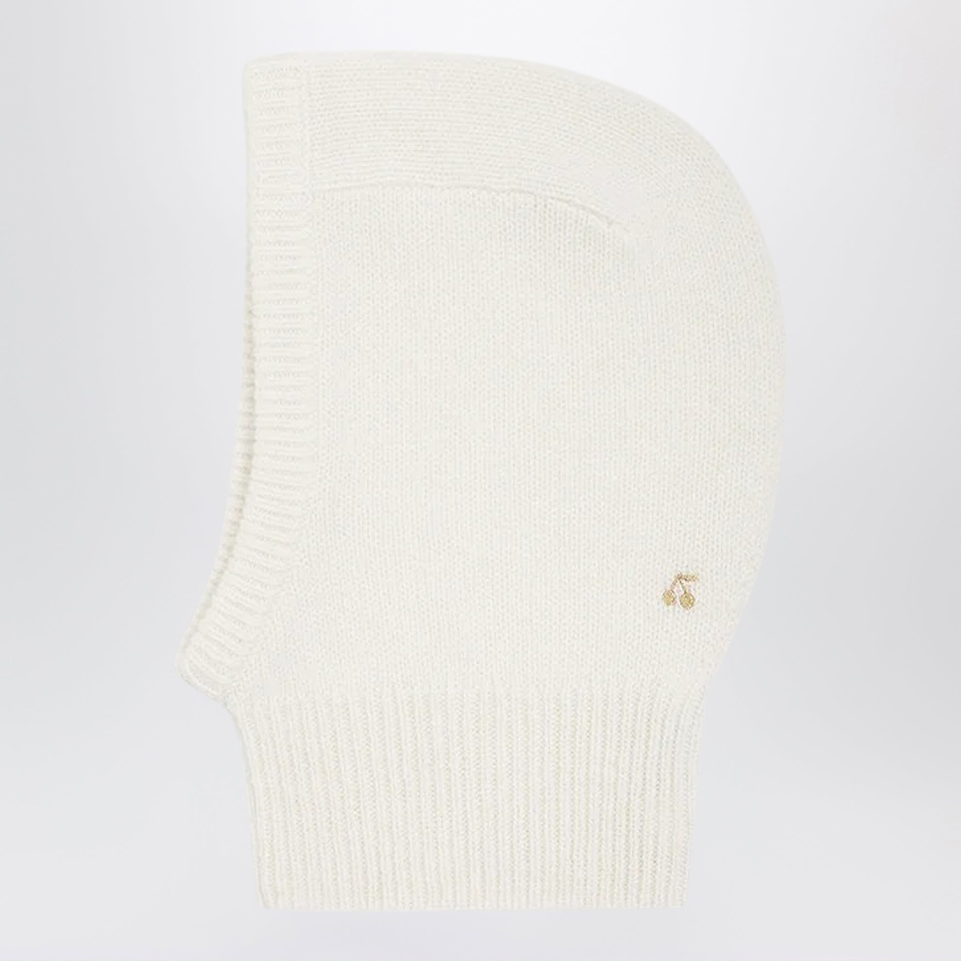 Balaclava blanc lait en cachemire