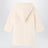 Burnous blanc lait en cachemire