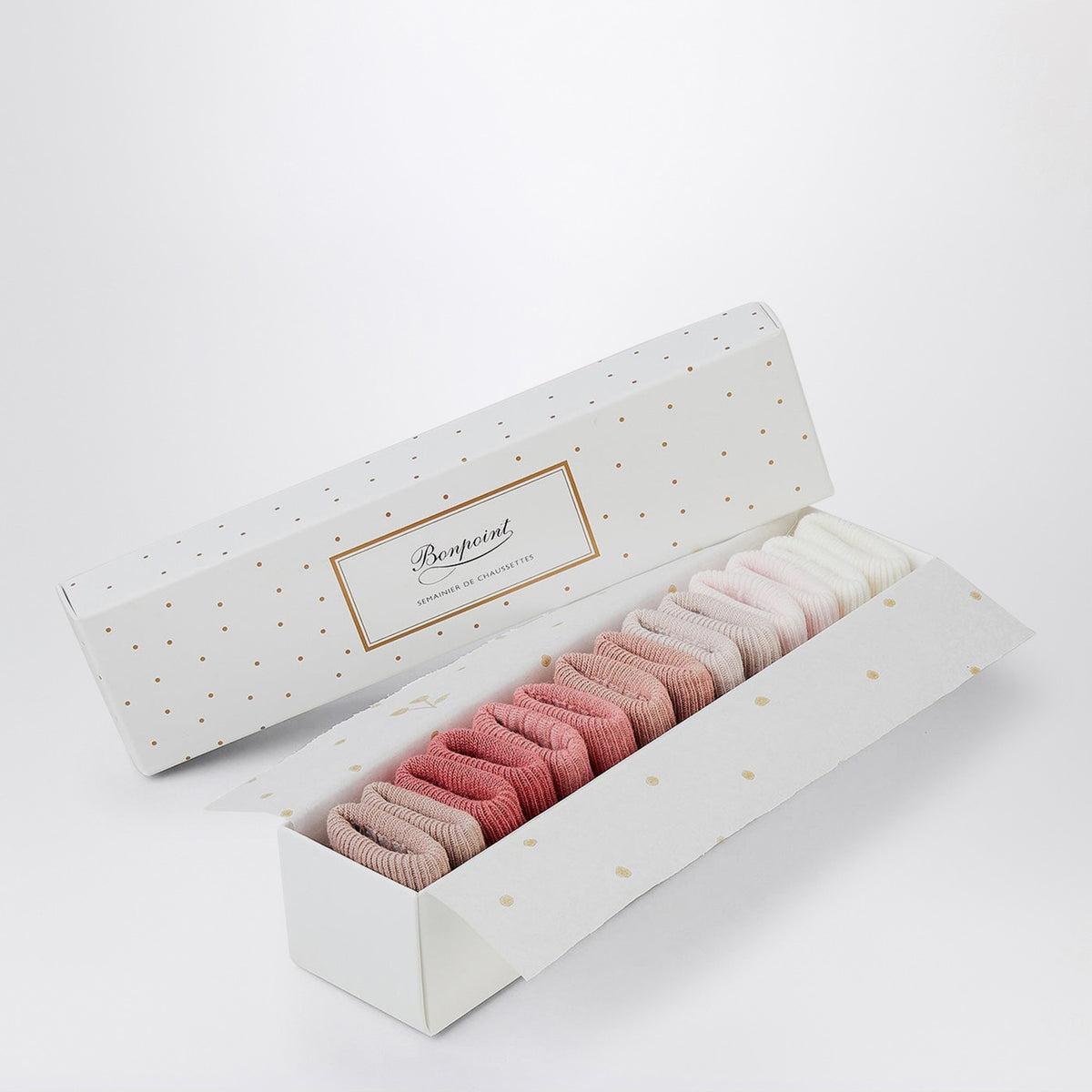 Bonpoint Sock set Day of the Week Faded pink | TheDoubleF