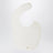 Bavoir Pebio blanc lait en coton