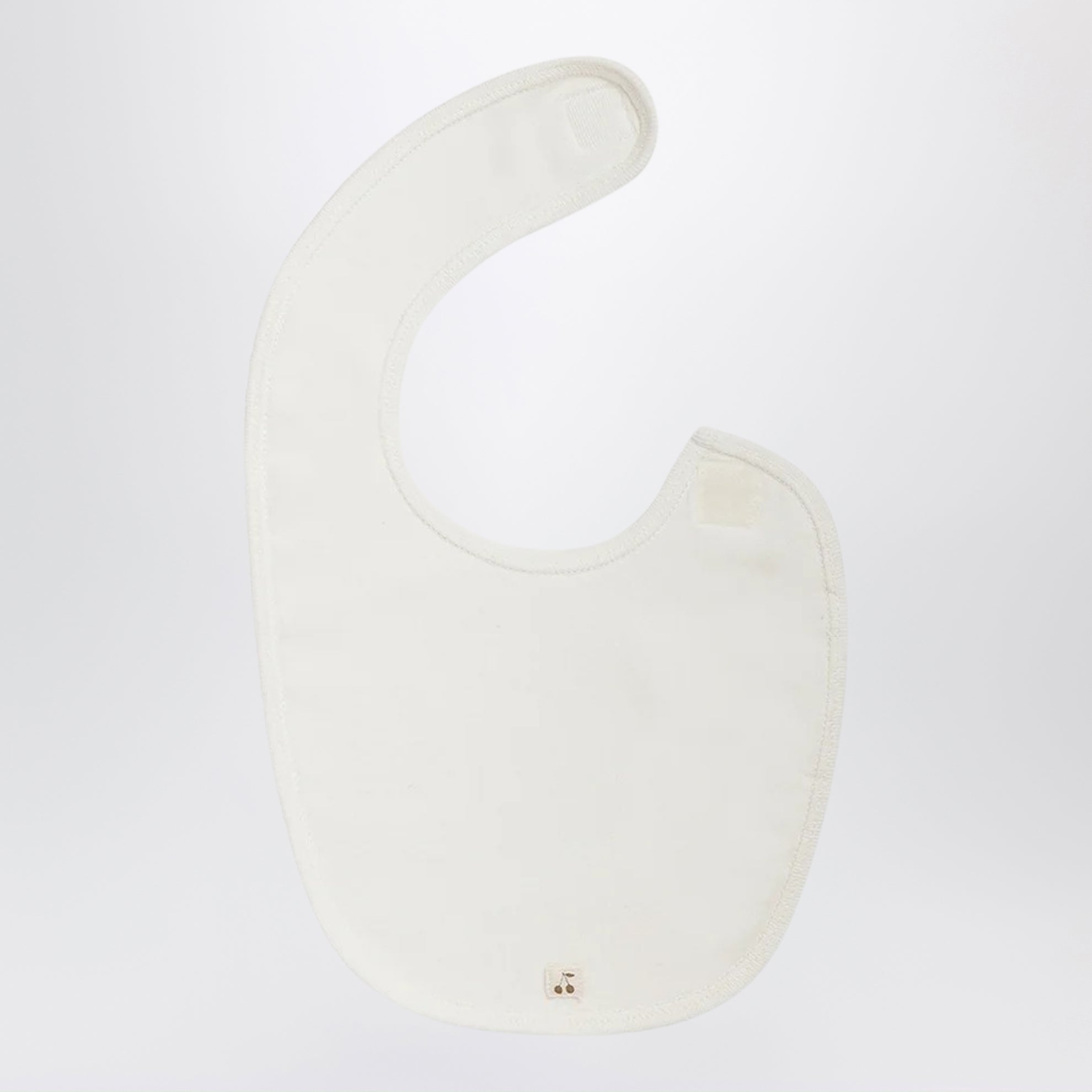 Bavoir Pebio blanc lait en coton