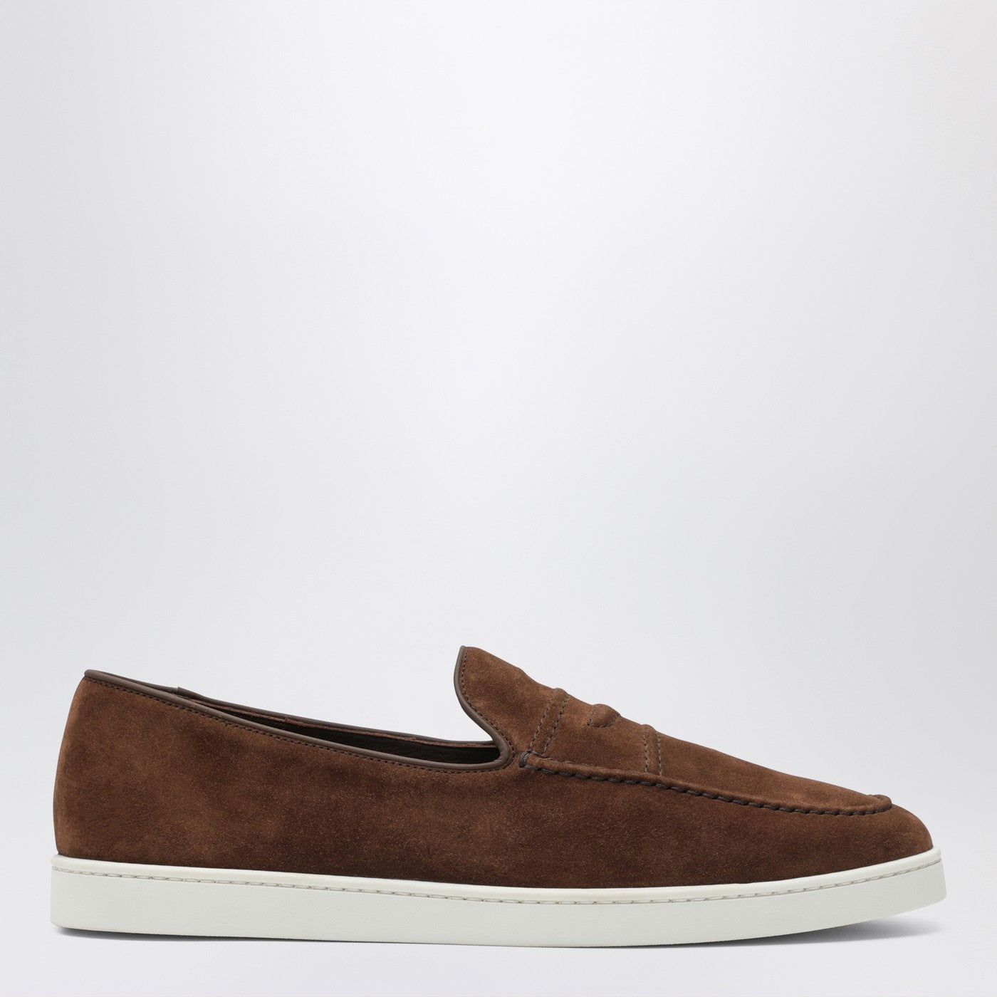 Peebles-Loafer aus braunem Wildleder