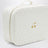 White/gold polka dot small roof box