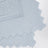 Scialle blu grigio in cotone e lana
