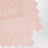Châle en coton et laine rose pâle