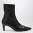 Bottines Cave noires en cuir