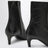Bottines Cave noires en cuir
