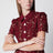 Mini abito in pizzo bordeaux