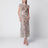Silbernes Midikleid mit Pailletten aus Polyester