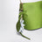 Borsa a secchiello verde in raso