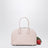 Mini sac bowling en cuir embossé rose