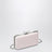 Pochette in raso rosa con fiocco di cristalli