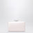 Pochette in raso rosa con fiocco di cristalli