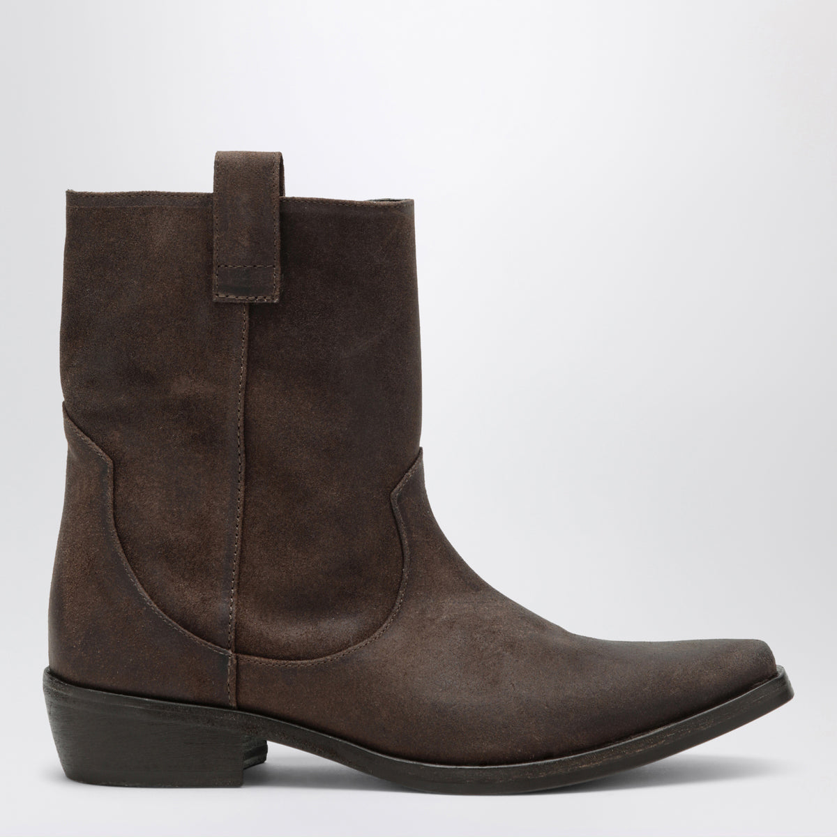 Bottines cowboy Cas marron foncé