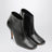 Bottines Credo noires en cuir