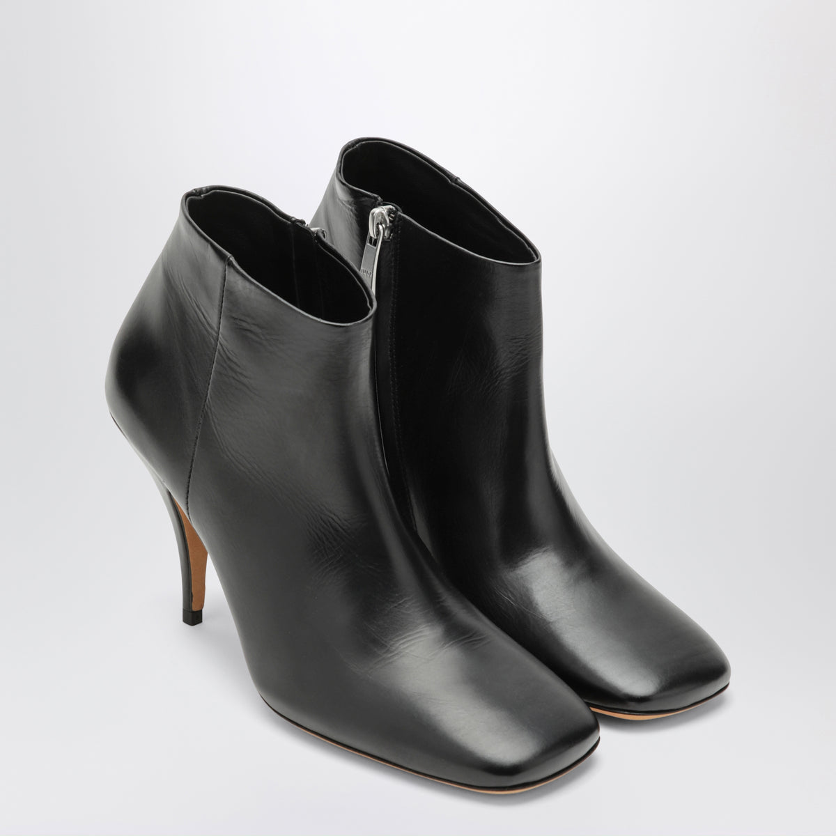 Bottines Credo noires en cuir