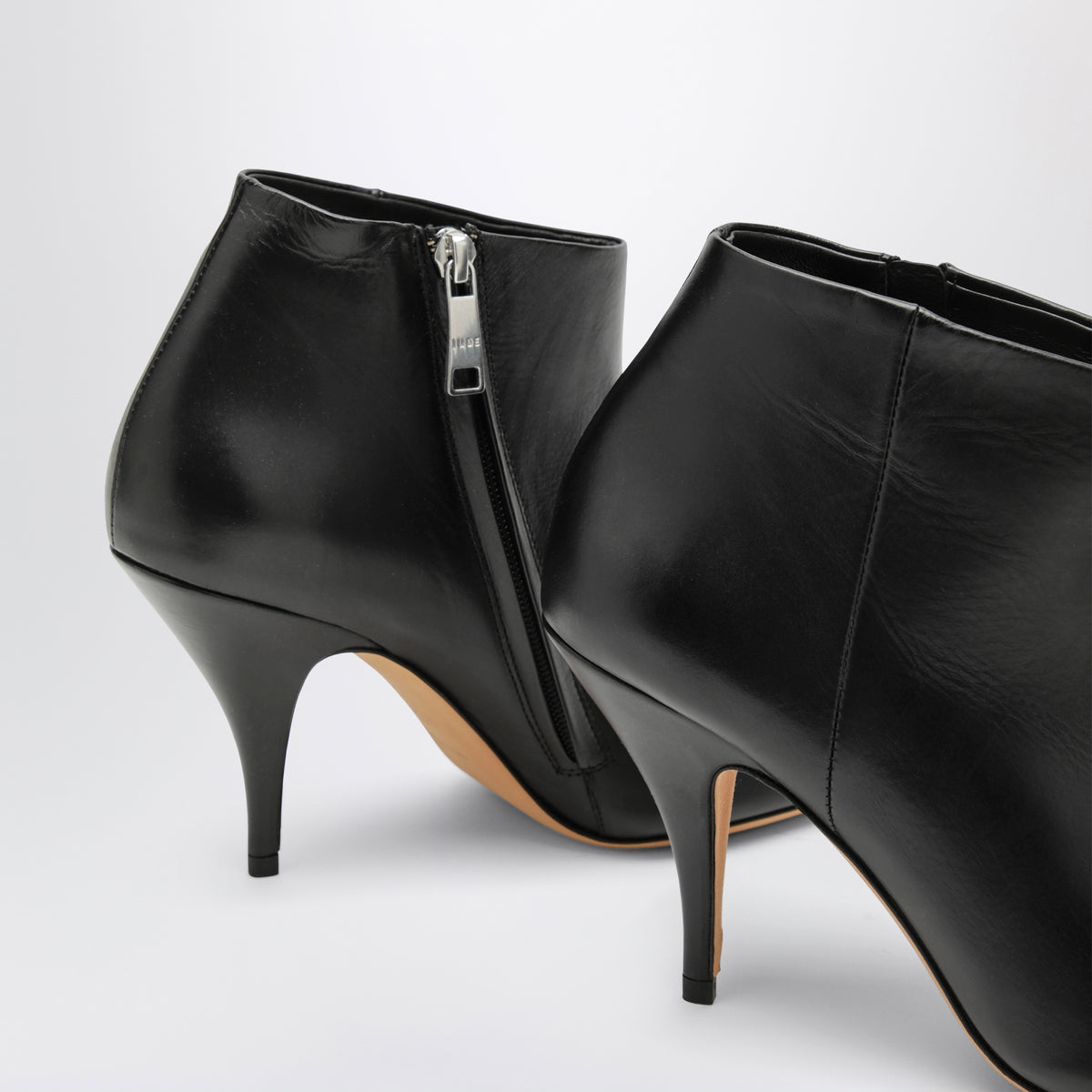 Bottines Credo noires en cuir