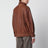 Giacca Ariste color terracotta in pelle