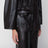 Quai Fluid dark brown leather jacket