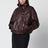Bomber Roland marrone ebano in pelle