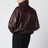 Bomber Roland marrone ebano in pelle
