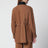 Veste Grange en daim couleur Tabac