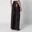 Coda wide-leg brown leather trousers