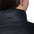 Black short down jacket in nylon