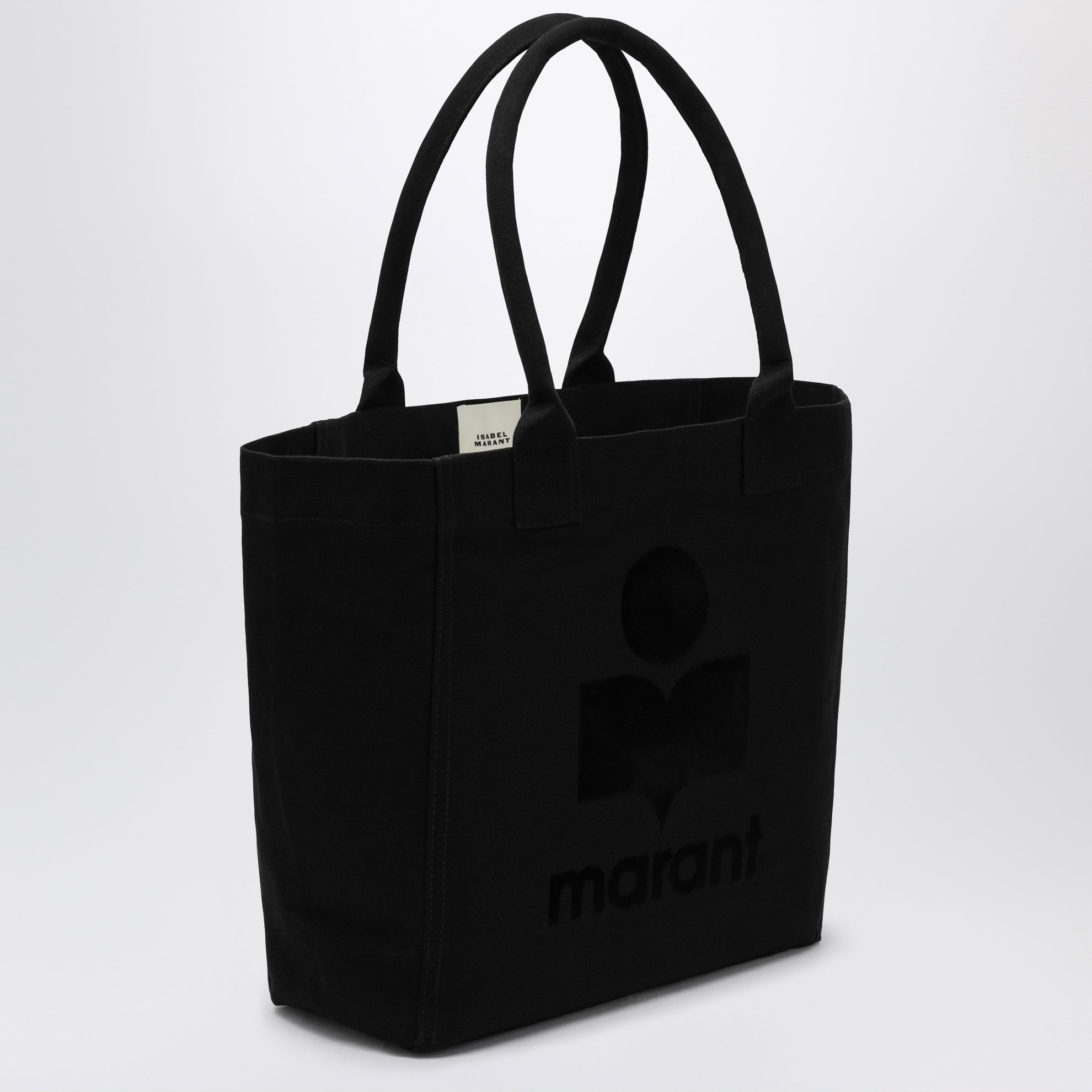 Petit sac cabas Yenky en toile noire