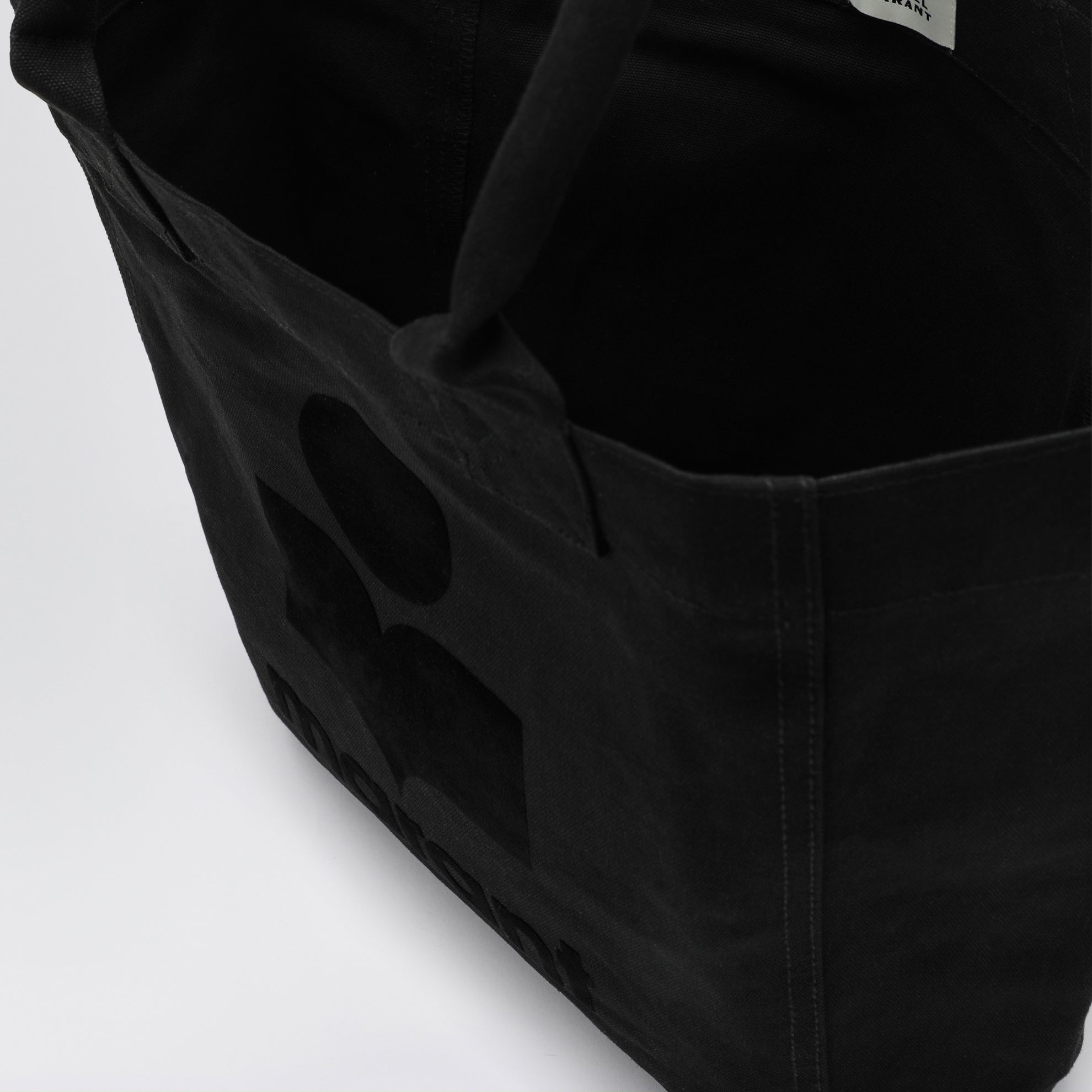 Petit sac cabas Yenky en toile noire