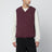Wine-colored nylon vest