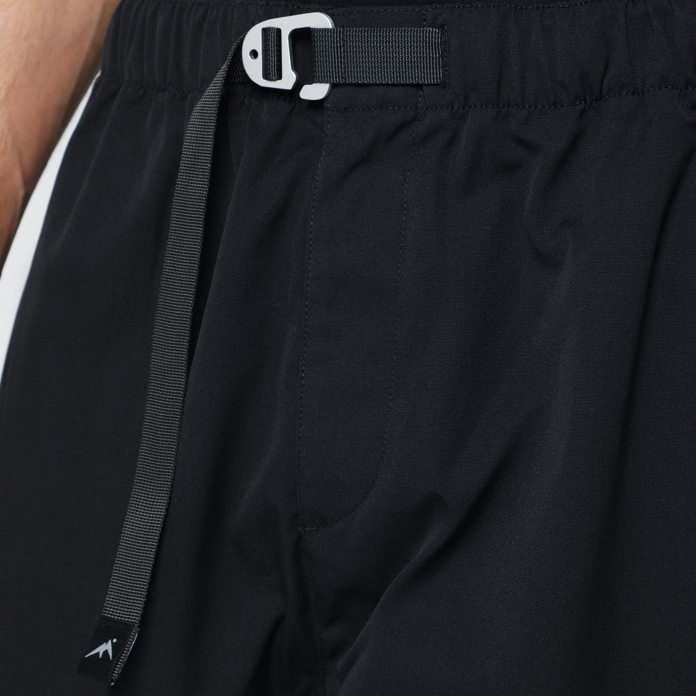 Terrain black trousers in cotton-nylon blend