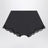 Culotte nere in pizzo elasticizzato