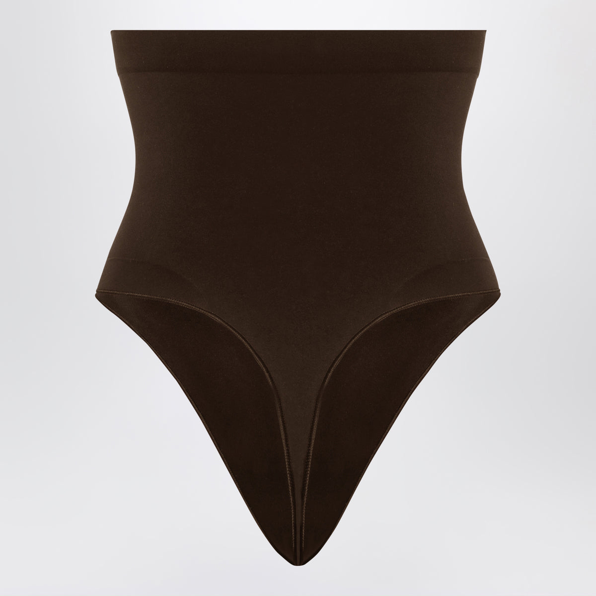 String taille haute Seamless Sculpt marron Cocoa