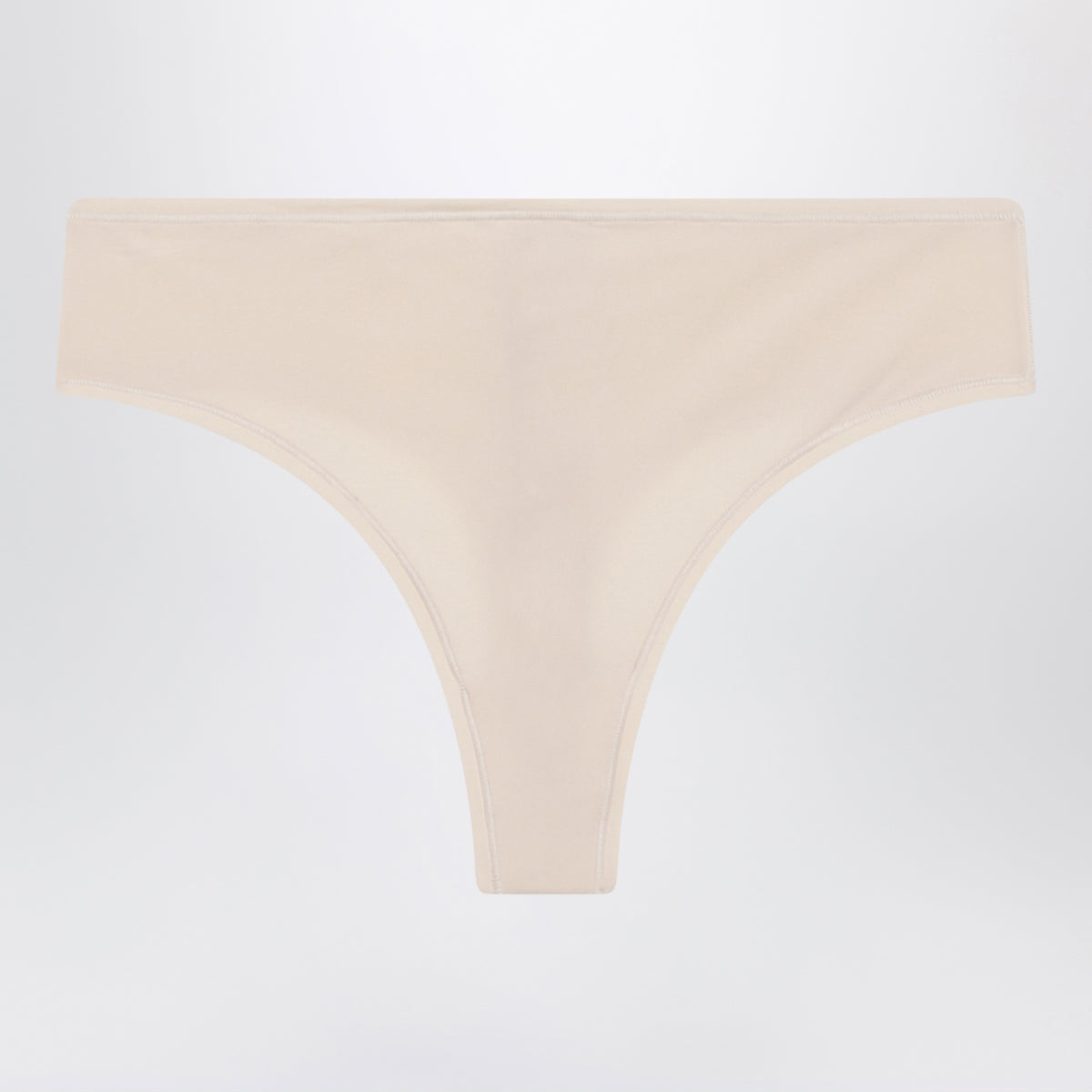 Perizoma color sabbia in tessuto elasticizzato