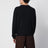 Coal Alpaca Wool Blend Crew Neck Sweater