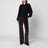 Black Trompe l'oeil cardigan in wool blend
