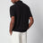Dark brown wool polo