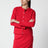 Roter Poppy Cardigan aus Bio-Baumwolle