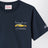 Blue T-shirt with car embroidery