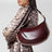Sac en cuir bordeaux Naoko