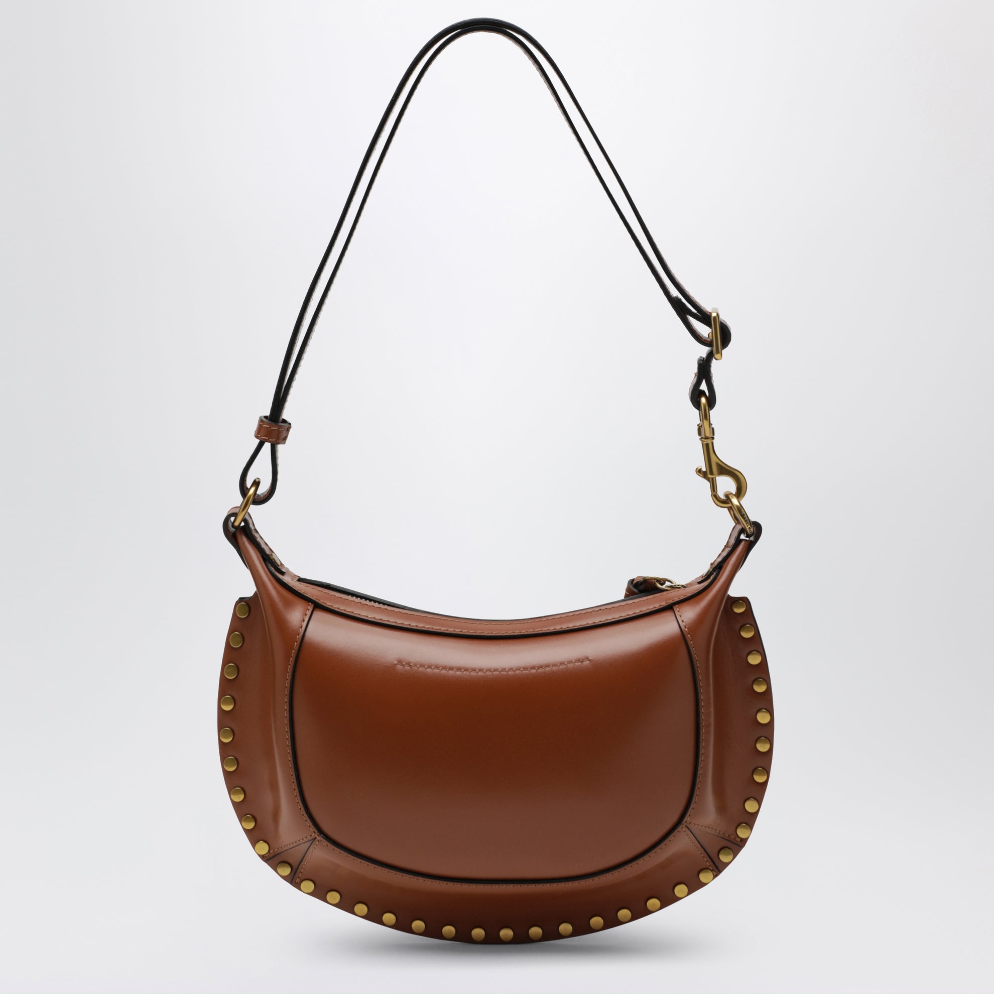 Oskan Moon shoulder bag in calfskin leather cognac