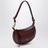 Borsa a spalla Oskan Moon in pelle bordeaux