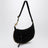 Oskan Moon shoulder bag in black suede